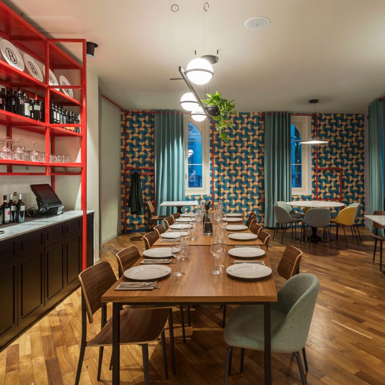 Vibia Brightens Turin’s Bolpetta Restaurant