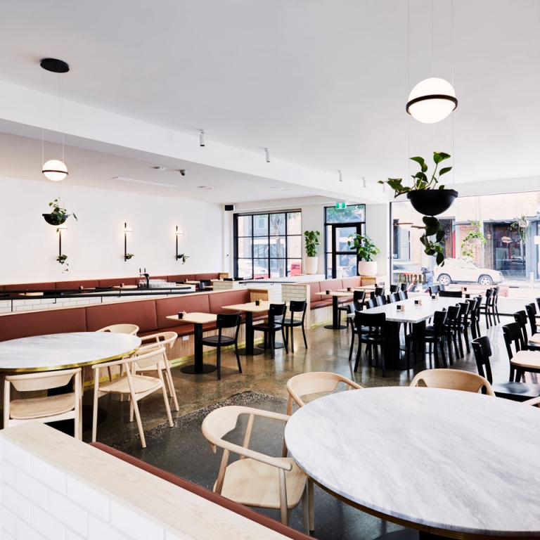 Palma Luminaires Brighten a Melbourne Bakery